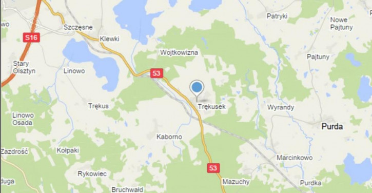Działka Sprzedaż Trękusek 1