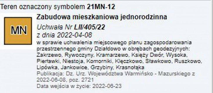 Działka Sprzedaż Pierławki 7