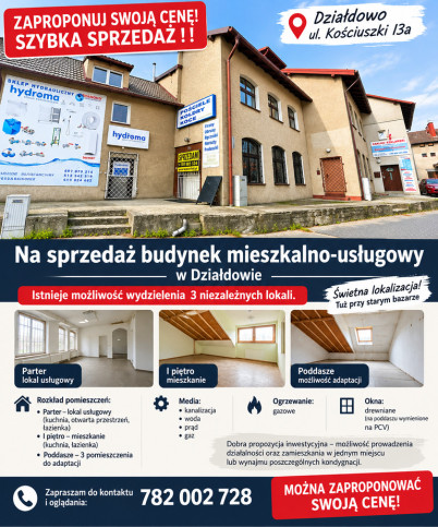 Dom Sprzedaż Działdowo 1